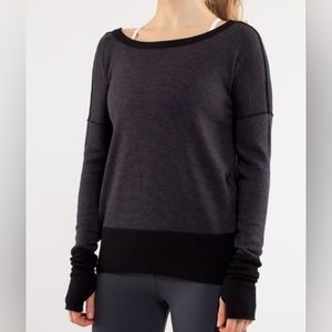 Lululemon Yin Me pullover sweater, size 10